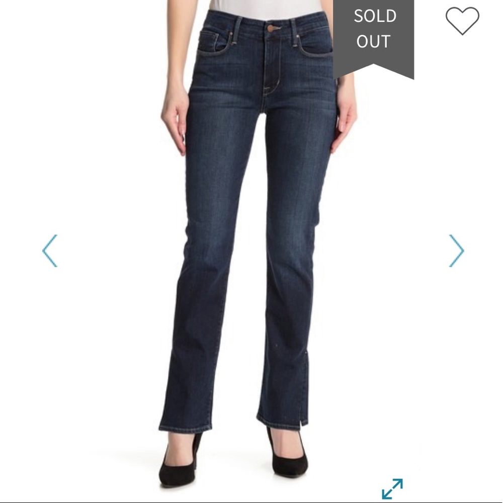 Fidelity denim rev high rise straight jeans